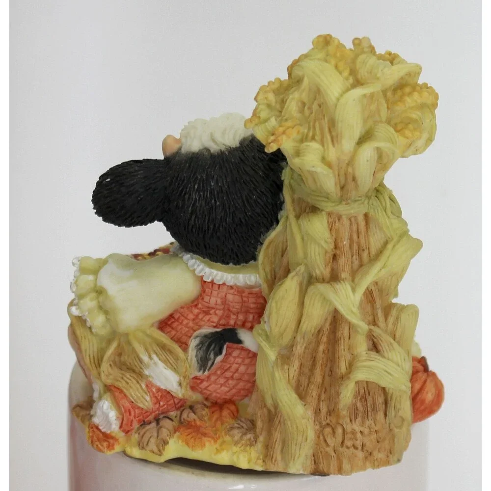 Enesco MARY's MOO MOOs Figurine THE COWS IN THE CORN 142840 1995 Vintage w/ Box